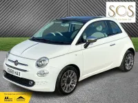 Used Fiat 500 Collezione 69 HP (50 kW) 2018 White Hatchback