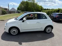Gebraucht Fiat 500 Lounge 69 PS (50 kW) 2013 Weiß Kleinwagen