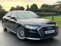 Begagnad Audi A8 S-Line 286 HK (210 kW) 2021 Svart Sedan