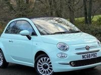 Used Fiat 500C Lounge 69 HP (50 kW) 2019 Green Cabriolet