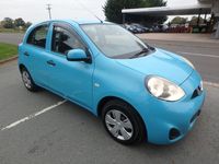 Used Nissan Micra Acenta 2017 Blue Hatchback