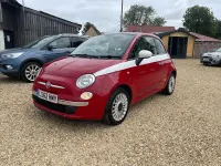 Used Fiat 500 Lounge 69 HP (50 kW) 2012 Red Hatchback