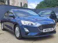Used Ford Focus Titanium 123 HP (90 kW) 2019 Blue Hatchback