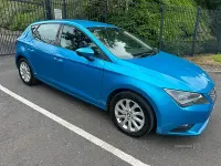 Used Seat Leon SE 110 HP (80 kW) 2016 Blue Hatchback