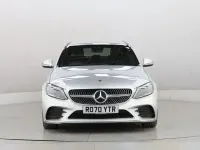 Used Mercedes C220 AMG line 194 HP (142 kW) 2020 Silver Sedan