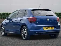Used VW Polo Match 95 HP (69 kW) 2020 Blue Hatchback