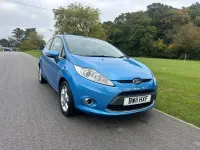 Used Ford Fiesta Zetec 2011 Blue Hatchback