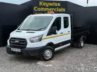 Used Ford Transit 130 HP (95 kW) 2021 White Cabriolet