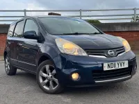 Used Nissan Note N-TEC 2011 Blue Hatchback