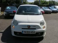 Used Abarth 500 135 HP (99 kW) 2009 White Hatchback