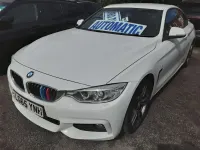 Begagnad BMW 420 M Sport 2015 Vit Sportkupé