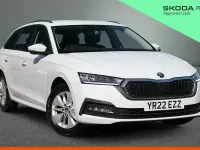 Used Skoda Octavia SE Technology 110 HP (80 kW) 2022 White Estate