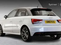Used Audi A1 Black Edition 123 HP (90 kW) 2018 White Hatchback
