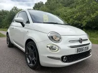 Used Fiat 500 Lounge 69 HP (50 kW) 2016 White Hatchback