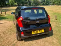 Used Kia Picanto 68 HP (50 kW) 2015 Black Hatchback