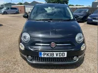 Used Fiat 500 Lounge 69 HP (50 kW) 2018 Black Hatchback