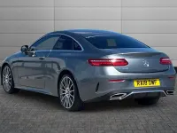 Used Mercedes E300 AMG line 242 HP (177 kW) 2018 Selenite grey Coupe