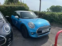 Usado Mini Cooper Hatch 2016 Azul Utilitario