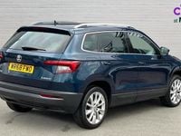 Used Skoda Karoq SE L 115 HP (84 kW) 2018 Blue SUV
