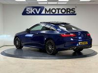 Used Mercedes E400 AMG Line Premium Plus 325 HP (239 kW) 2021 Blue Coupe