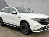 Used Mercedes EQC400 AMG Line Premium 300 kW (408 HP) 2023 Manufaktur opalite white bright SUV