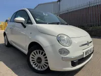 Used Fiat 500 Lounge 69 HP (50 kW) 2012 White Hatchback
