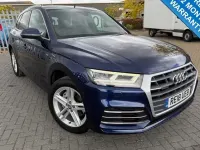 Used Audi Q5 S-Line 190 HP (139 kW) 2018 Blue SUV