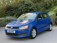 Used VW Polo SE 85 HP (62 kW) 2010 Blue Hatchback