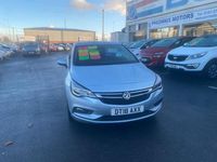Used Vauxhall Astra Design Edition 2018 Silver Hatchback