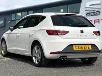 Used Seat Leon FR 150 HP (110 kW) 2015 White Hatchback