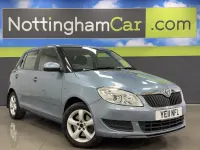 Used Skoda Fabia SE 105 HP (77 kW) 2011 Blue Hatchback