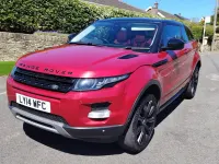 Używany Land Rover Range Rover evoque Dynamic 2014 Czerwony SUV