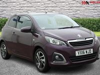Used Peugeot 108 Allure 82 HP (60 kW) 2016 Purple Hatchback