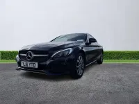 Begagnad Mercedes C200 Premium 2016 Blå Sportkupé
