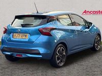 Used Nissan Micra Acenta 91 HP (66 kW) 2021 Blue Hatchback