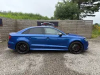 Used Audi S3 Design 300 HP (220 kW) 2015 Blue Sedan