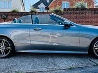 Used Mercedes E220 AMG line 194 HP (142 kW) 2018 Grey Cabriolet