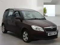 Used Skoda Roomster SE 105 HP (77 kW) 2014 Maroon MPV