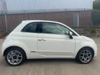 Used Fiat 500 Lounge 69 HP (50 kW) 2012 White Hatchback