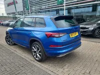 Used Skoda Kodiaq SportLine 147 HP (108 kW) 2024 Race blue metallic SUV
