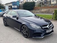 Used Mercedes E220 AMG line 2015 Blue Coupe