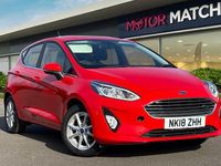 Used Ford Fiesta Zetec 2018 Red Hatchback