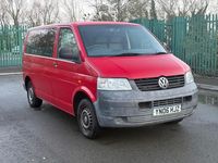 Used VW T5 84 HP (61 kW) 2006 Red Van
