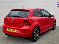 Used VW Polo Match 90 HP (66 kW) 2016 Red