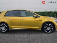 Used VW Golf VII R-line 150 HP (110 kW) 2018 Yellow Hatchback