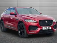 Used Jaguar F-Pace S 300 HP (220 kW) 2018 Firenze red SUV