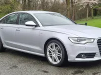 Usado Audi A6 S-Line 190 CV (139 kW) 2014 Plateado Berlina
