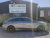 Usado Mercedes CLA220 AMG line 2019 Gris Berlina