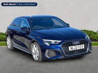 Used Audi A3 S-Line 108 HP (79 kW) 2022 Blue Sedan
