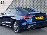 Used Audi A3 Black Edition 150 HP (110 kW) 2025 Blue Sedan